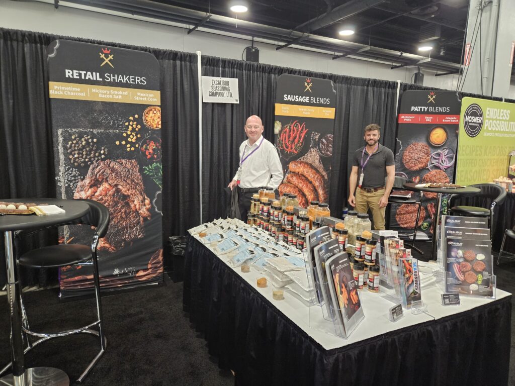 John Brewer with Tyler Shepke at the Annual Meat Conference in Nashville, Tennessee, March 2024.